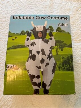 Inflatable Cow Costume for Kids & Adults - Men Women